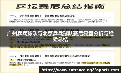 广州乒乓球队与北京乒乓球队赛后复盘分析与经验总结